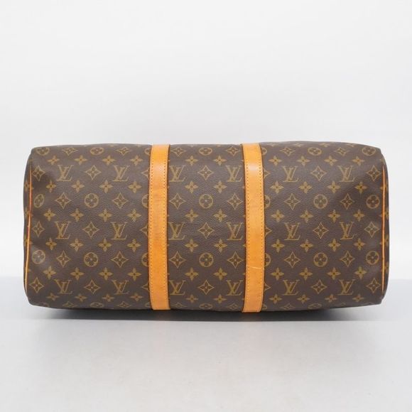 Louis Vuitton Boston Bag Monogram Keepall 50 M41426 Brown Men Women Unisex - Picture 3 of 10